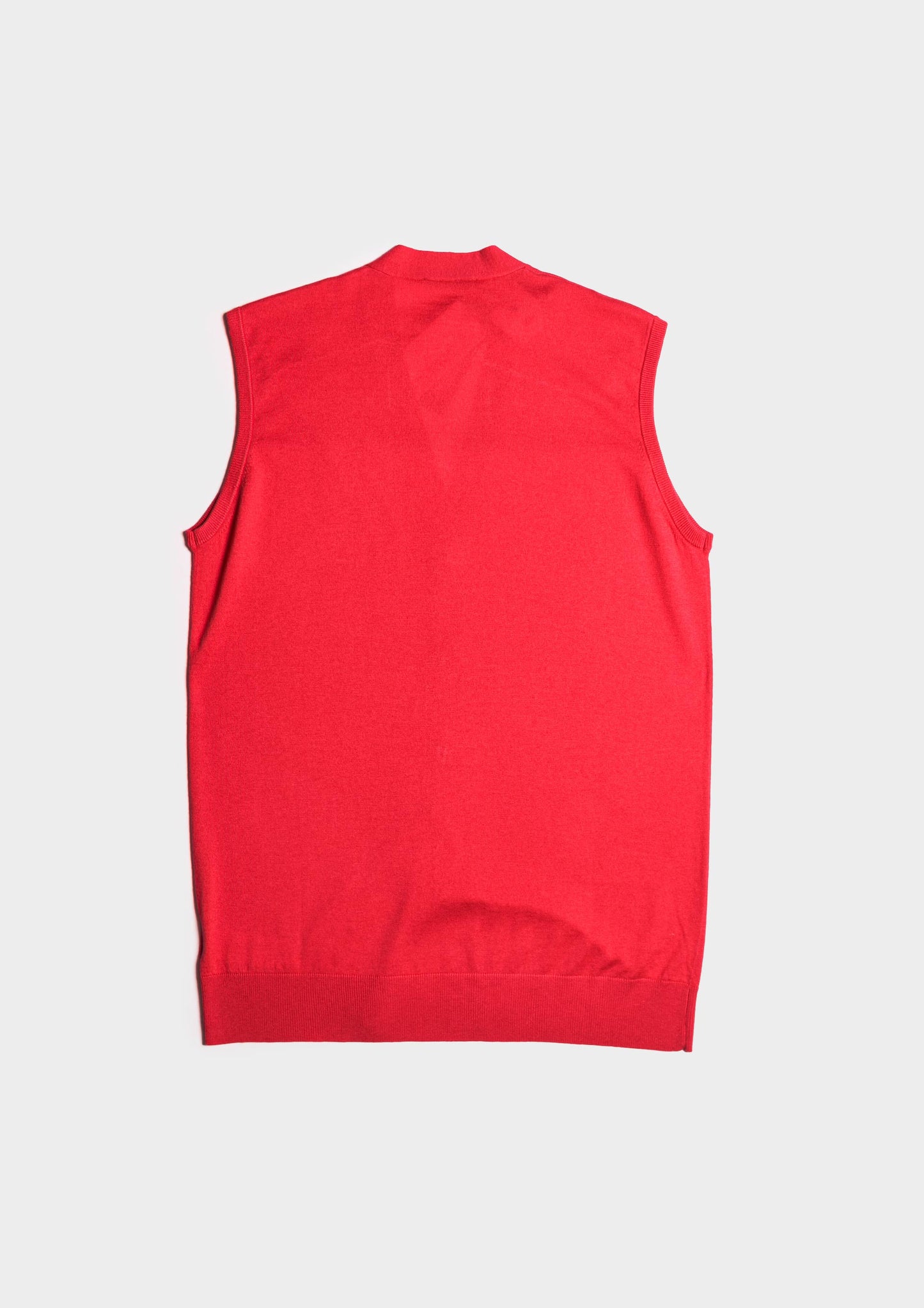 Cardigan Sleeveless - Ciliegia