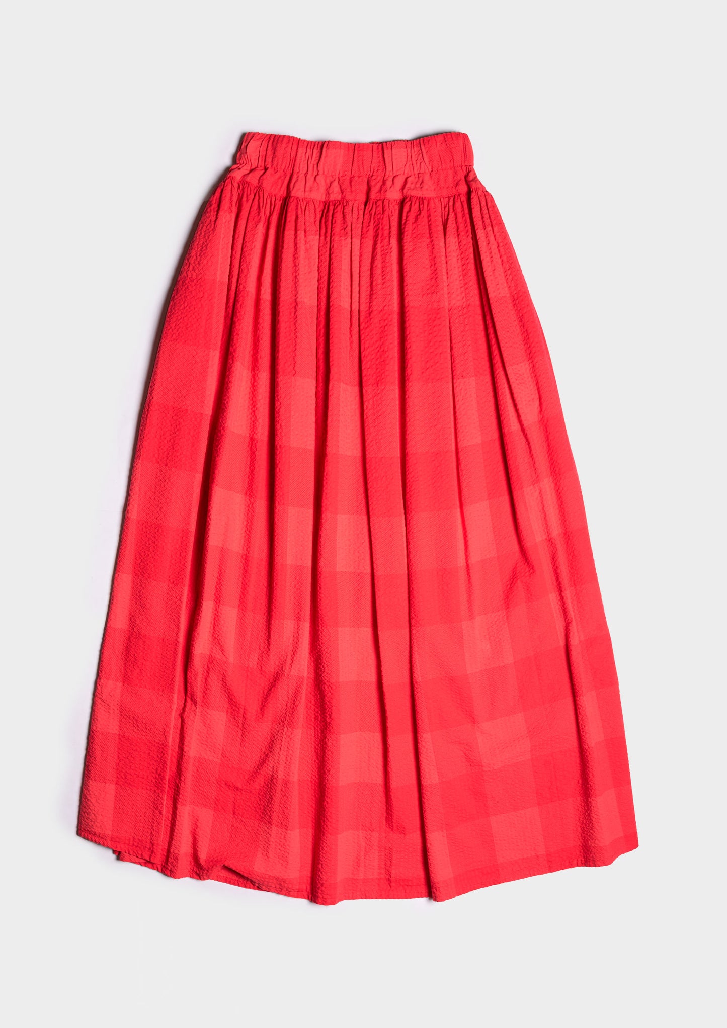 Quadro Maxi Skirt - Rosso