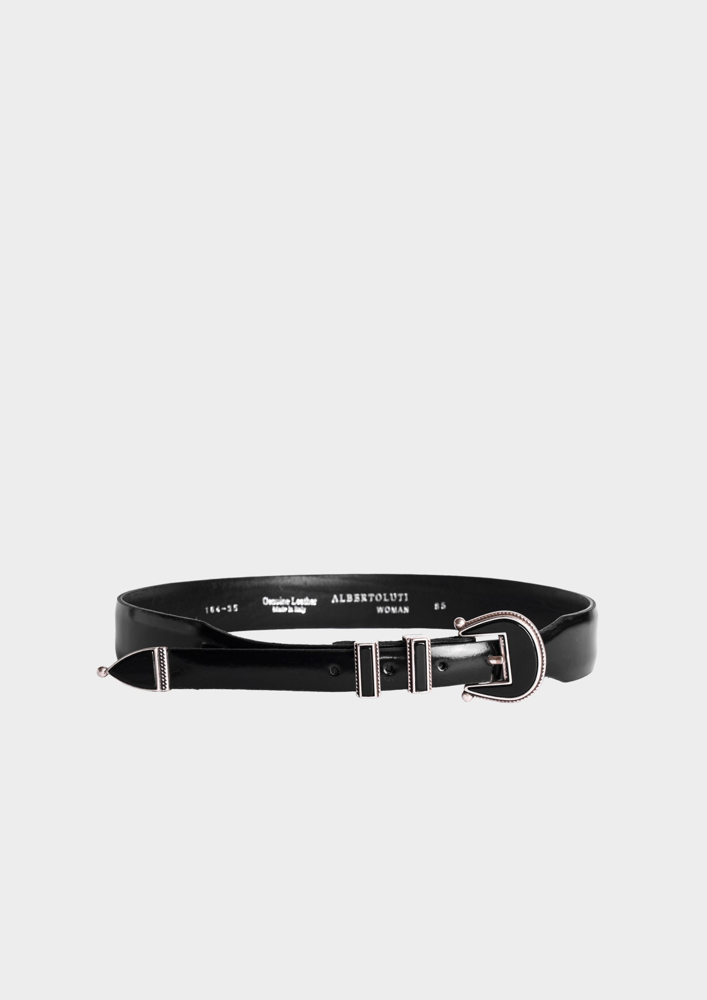 Glossy Leather Belt