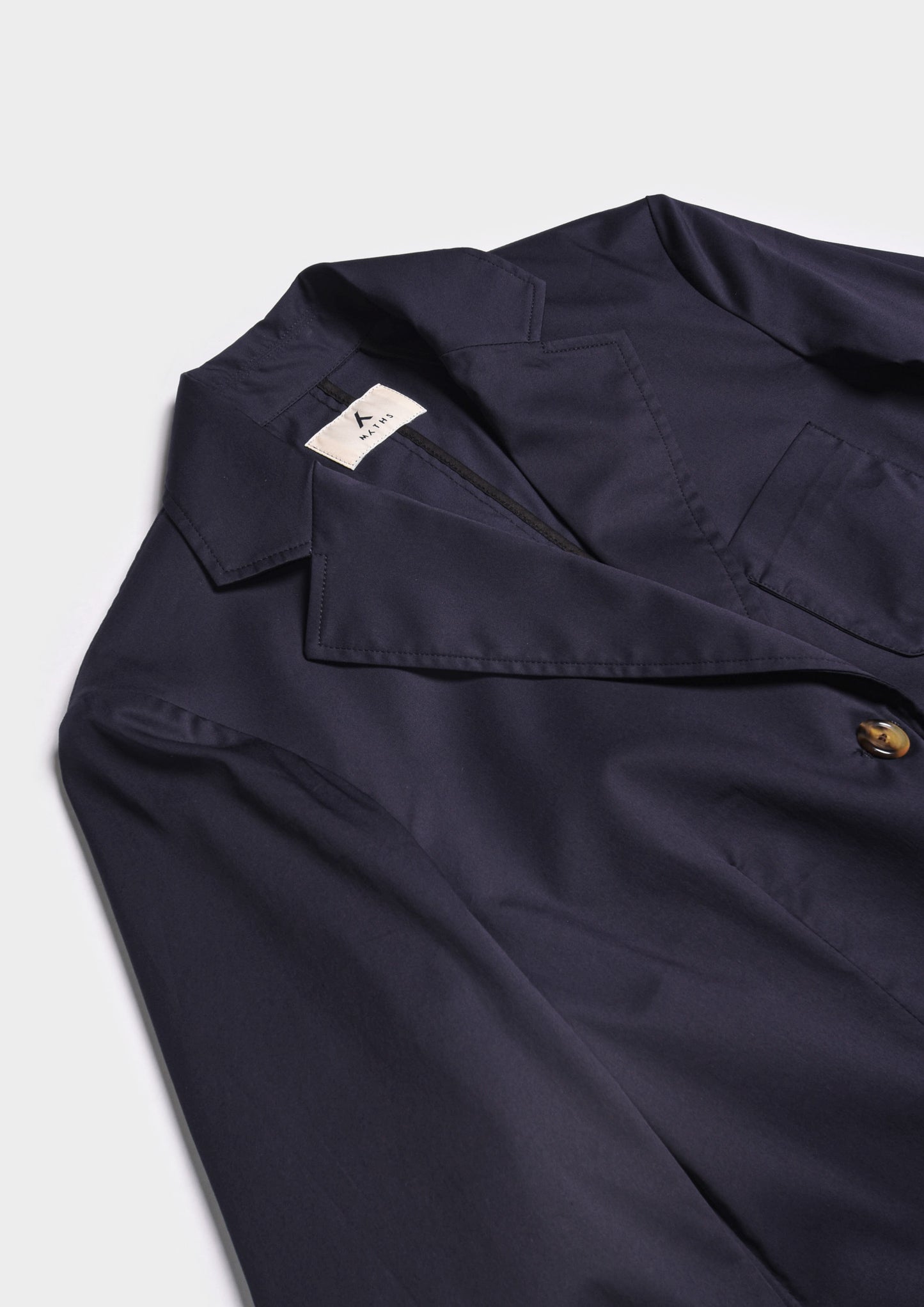 Minimalist Single-Breasted Blazer - Blu