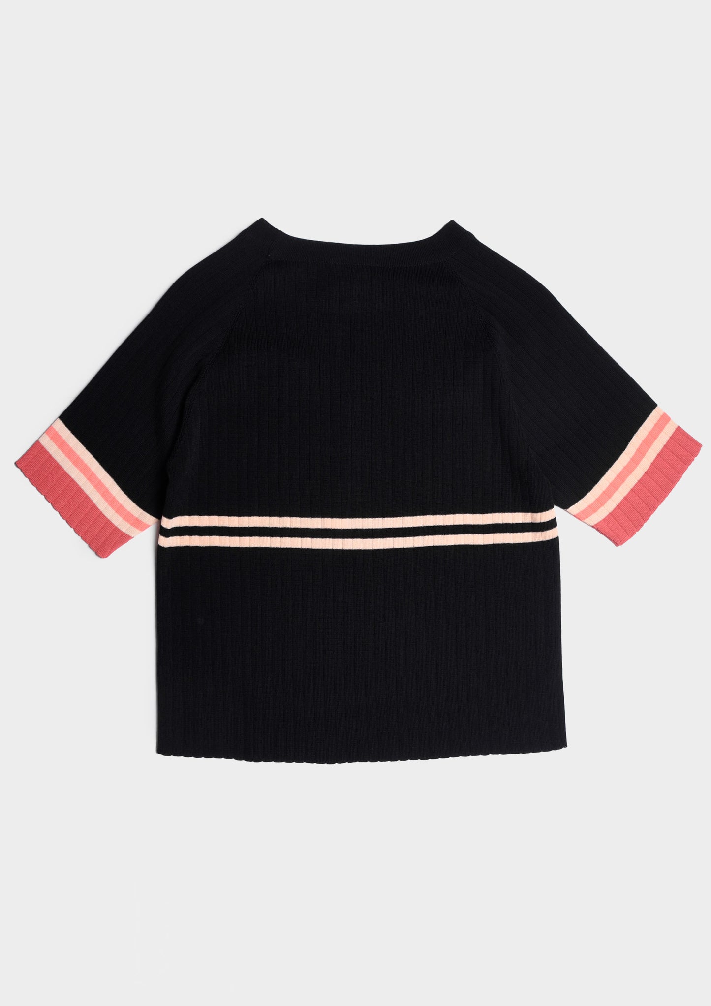 Biker T-Shirt - Navy/Meringa