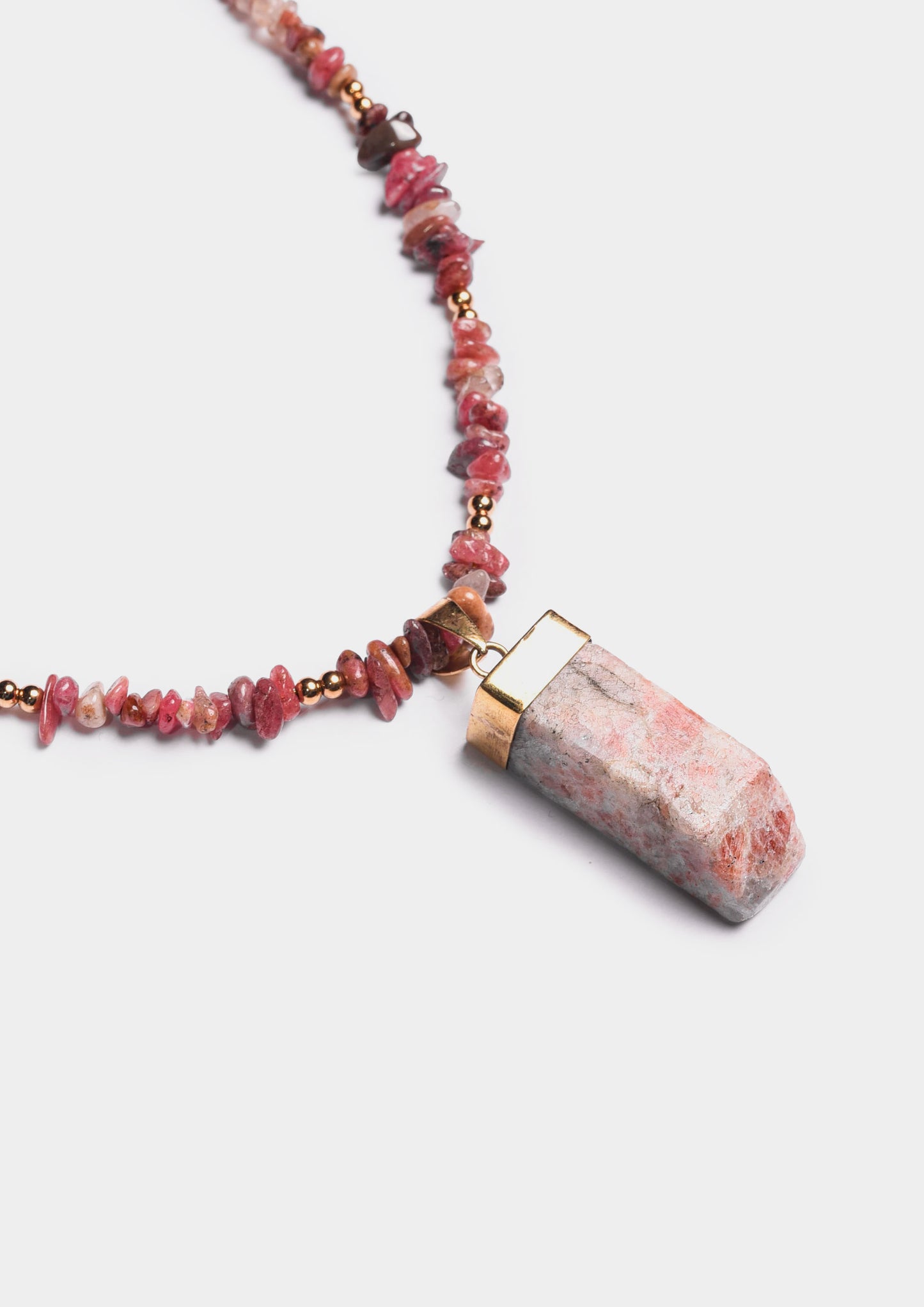 Energy Necklace with Natural Gemstones