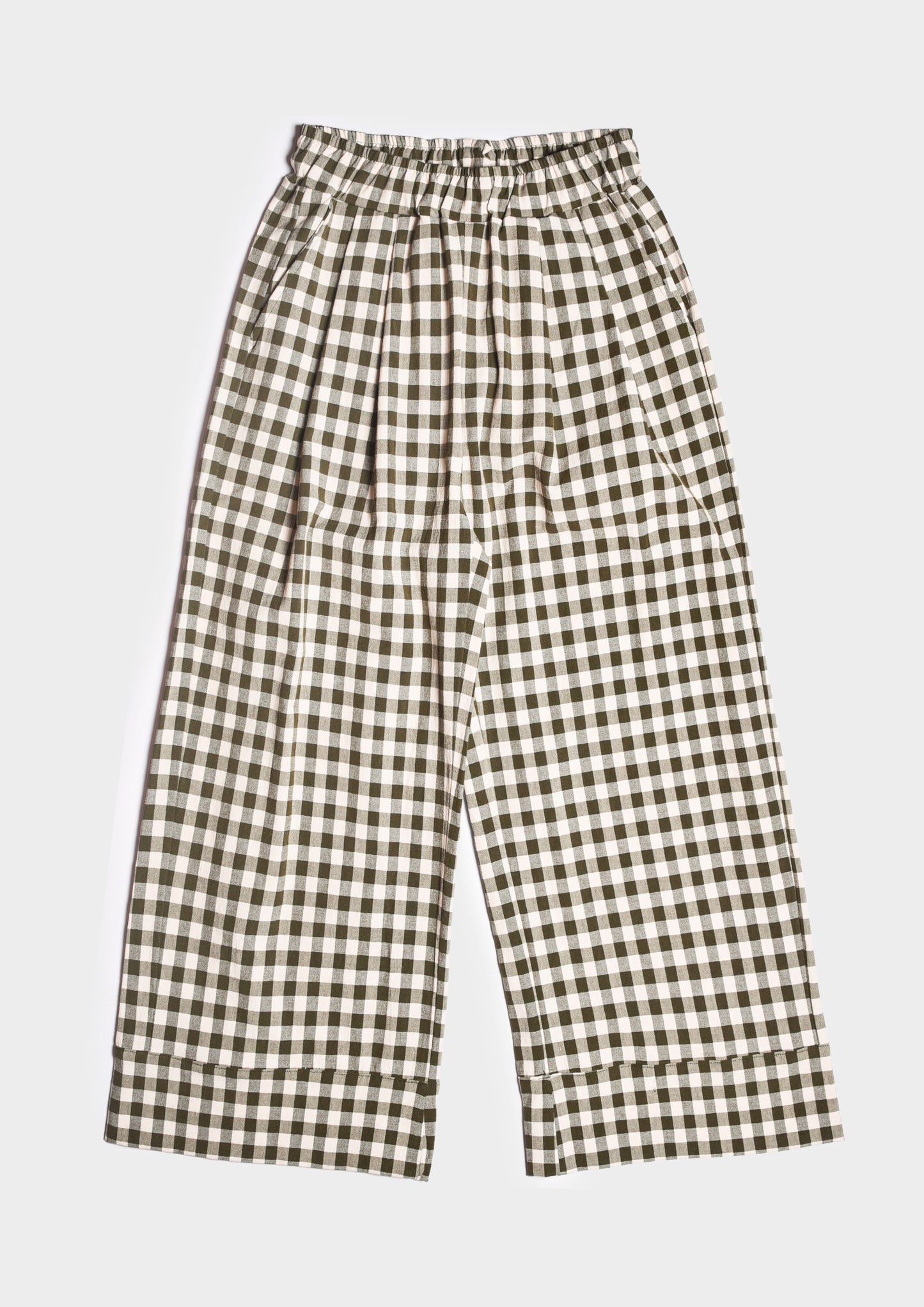 Chiaro Q Trouser - Alga e Bianco