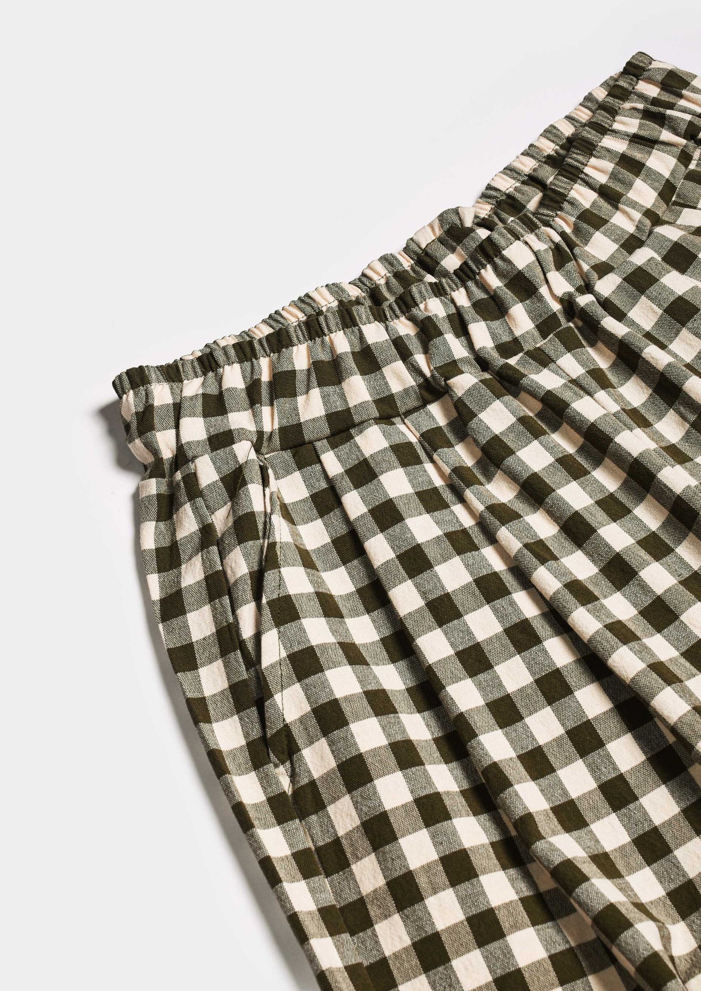 Chiaro Q Trouser - Alga e Bianco
