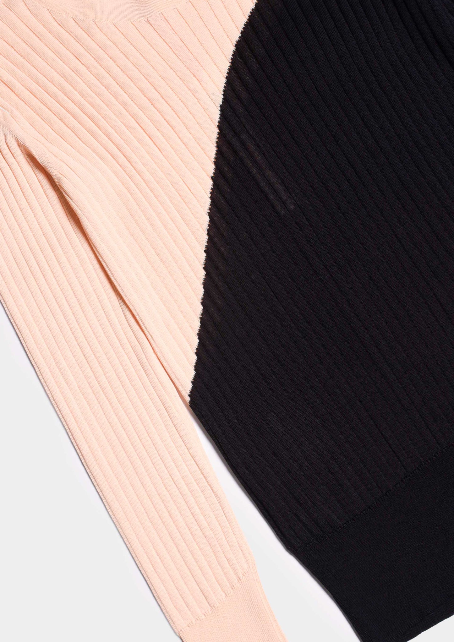 Bicolor Long-Sleeve - Blu/Crema