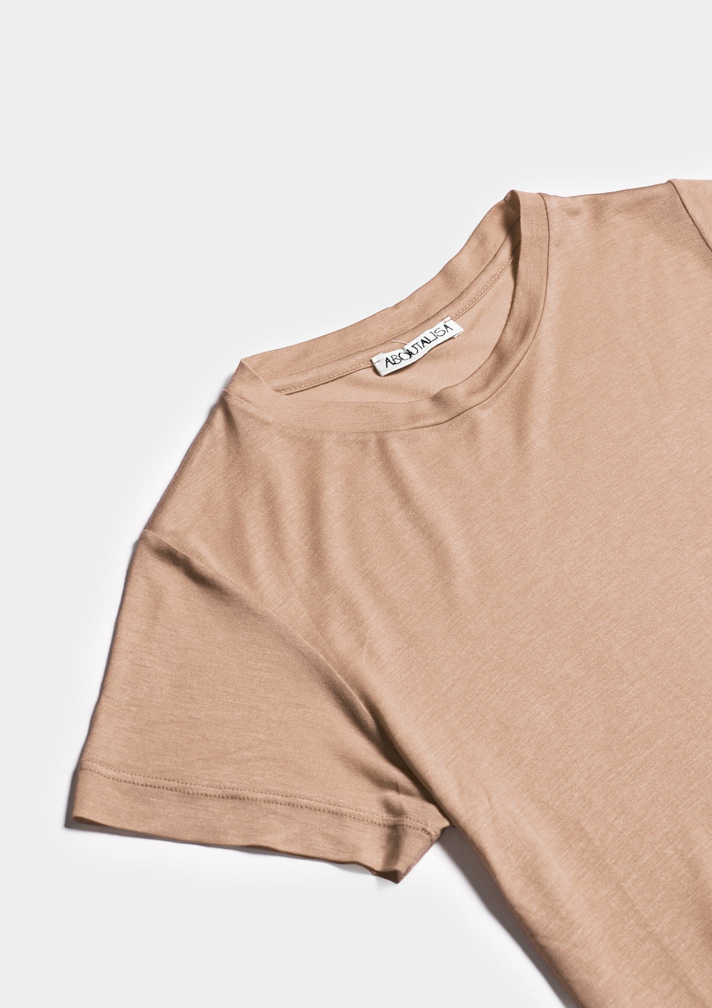 Crewneck T-shirt - Nude
