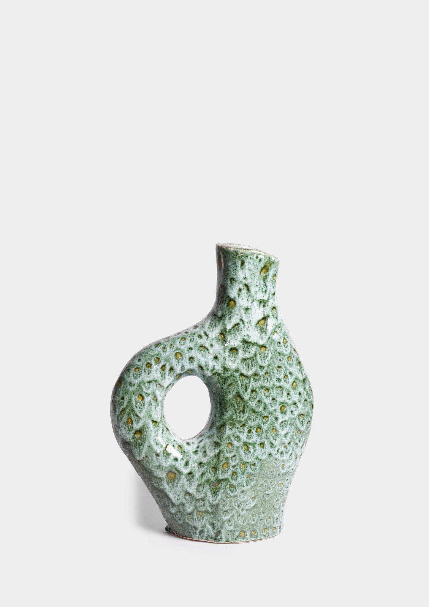 Vaso Brocca Marocchino in Ceramica Dipinta a Mano – Tamegroute