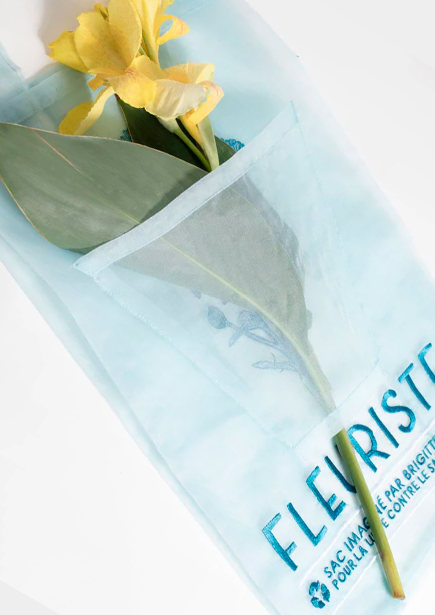 Sac Fleuriste Bleu