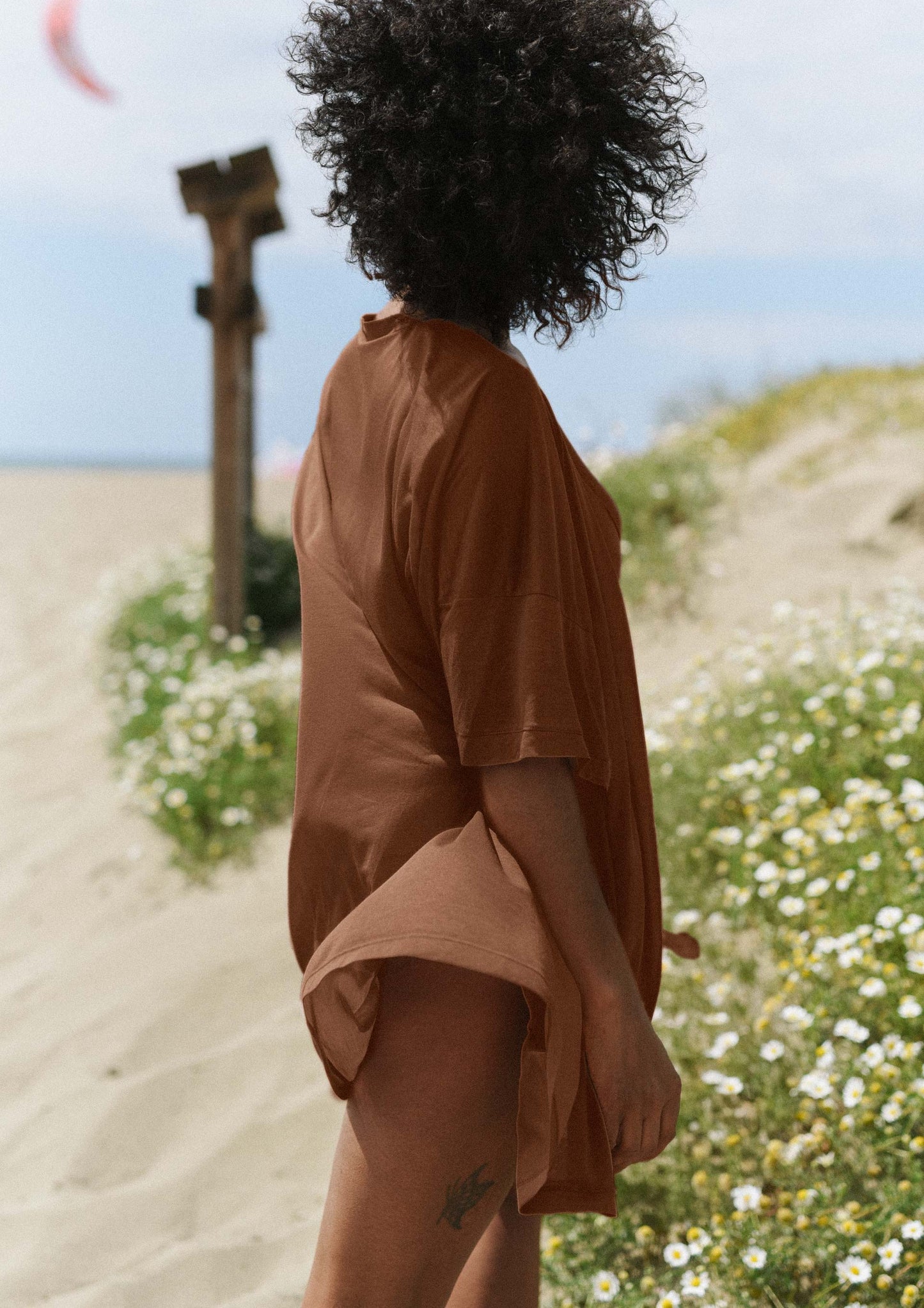 Kimono Corto - Marrone