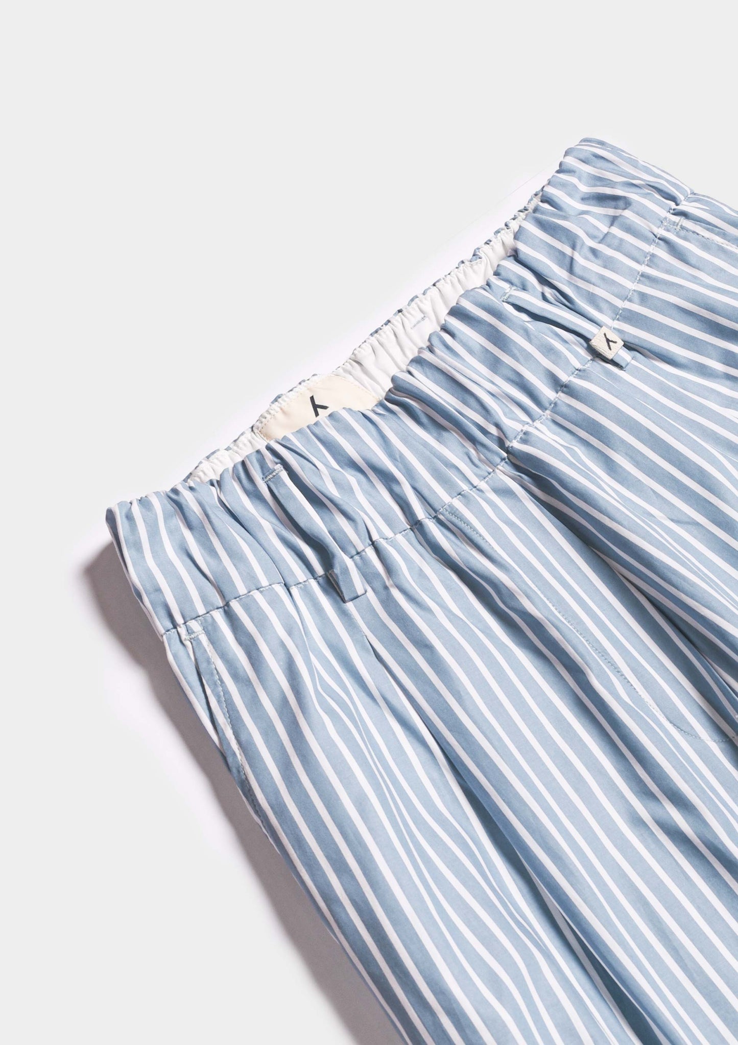 Pinstripe Pant - Azzurro