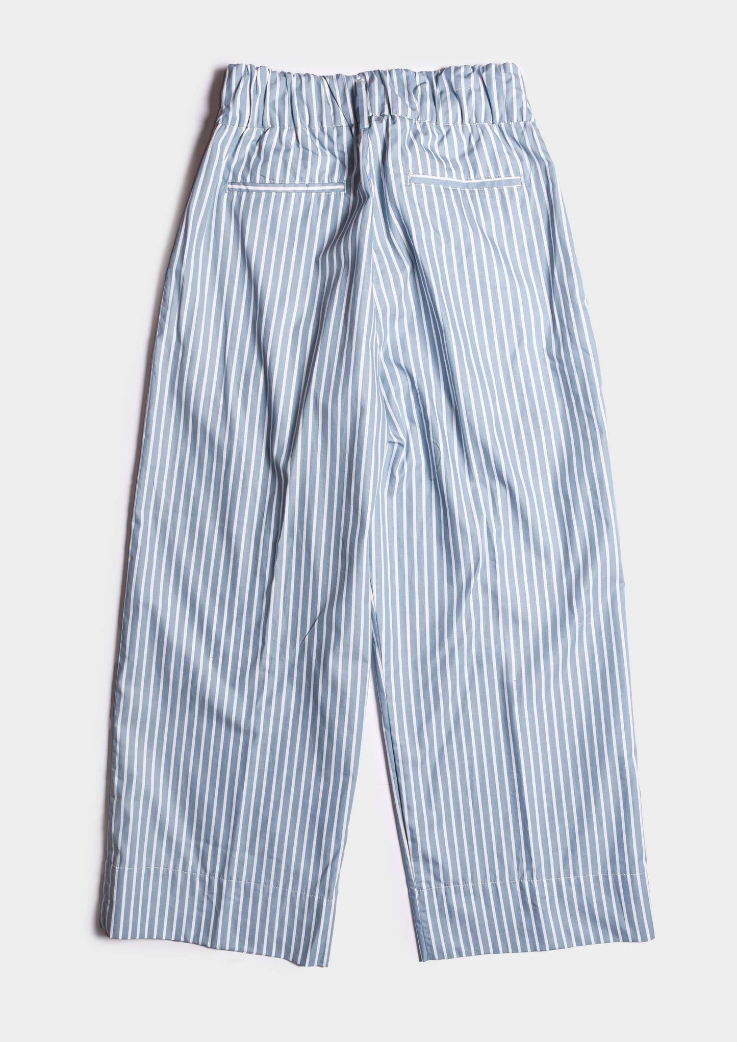 Pinstripe Pant - Azzurro