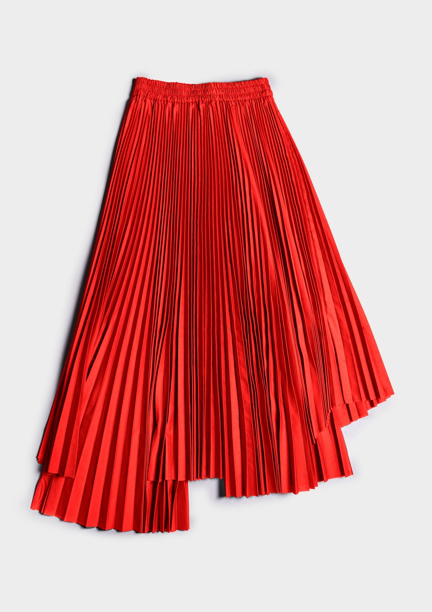 Asymmetrical Skirt - Rosso