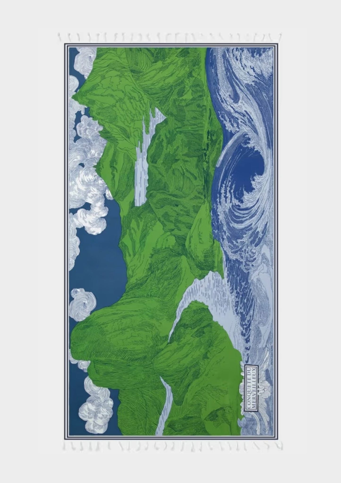 Telo Mare BalThazar - Blue/Green