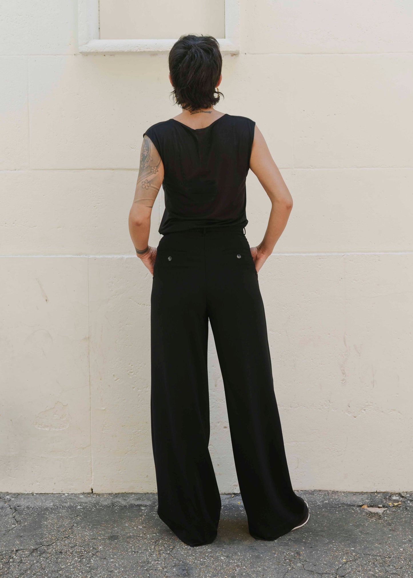 Gang Wide Leg Pants - Nero