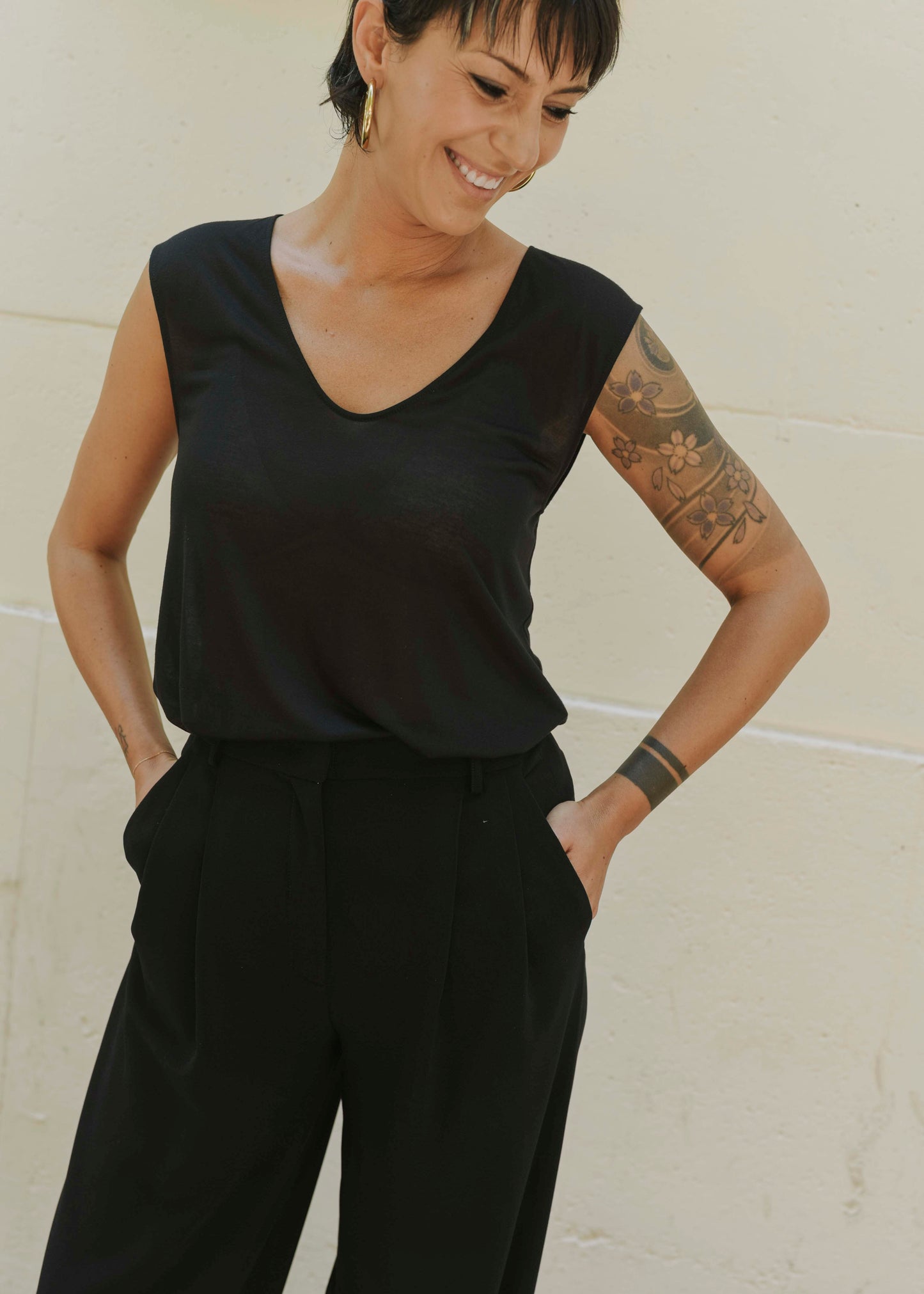 Gang Wide Leg Pants - Nero