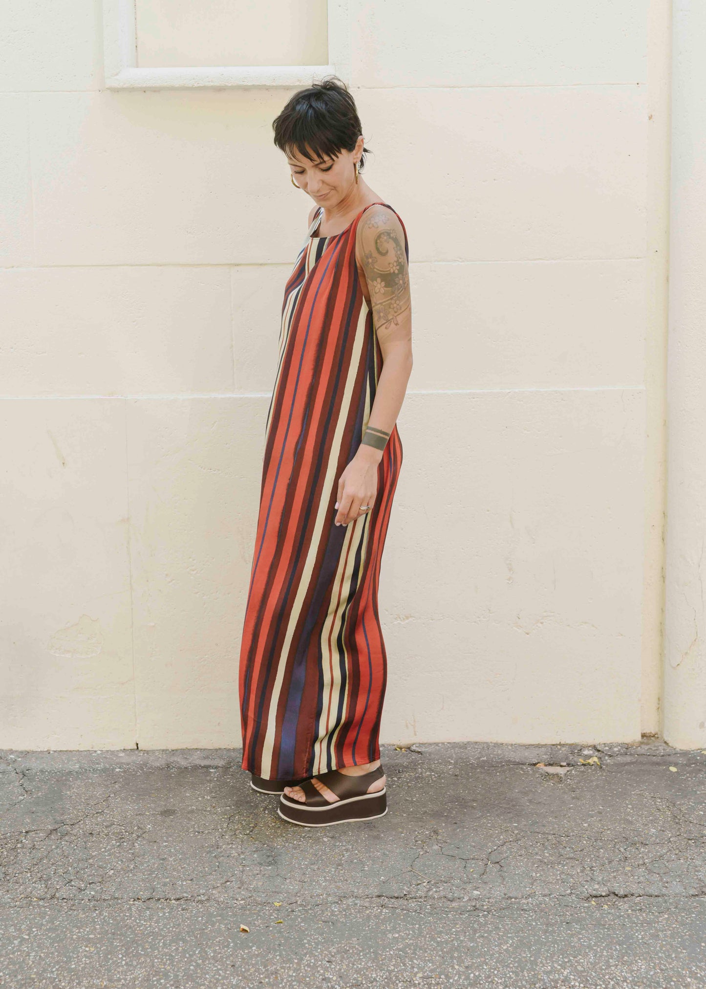 Robe Dress - Rosso/Blu