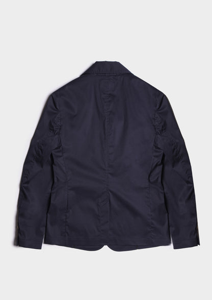 Minimalist Single-Breasted Blazer - Blu