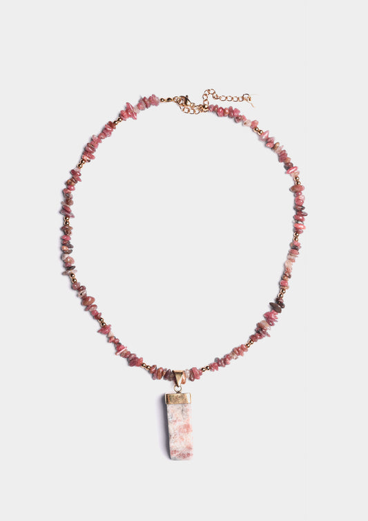Energy Necklace with Natural Gemstones