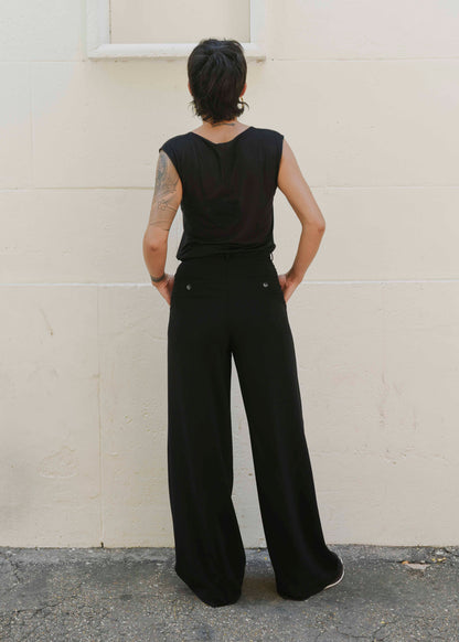Gang Wide Leg Pants - Nero