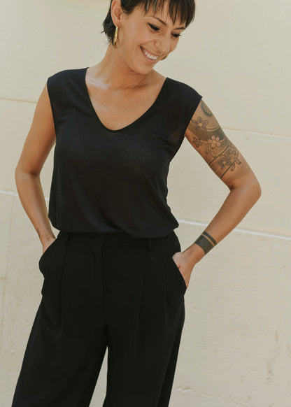 Gang Wide Leg Pants - Nero