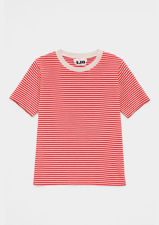 Striped T-shirt - Red